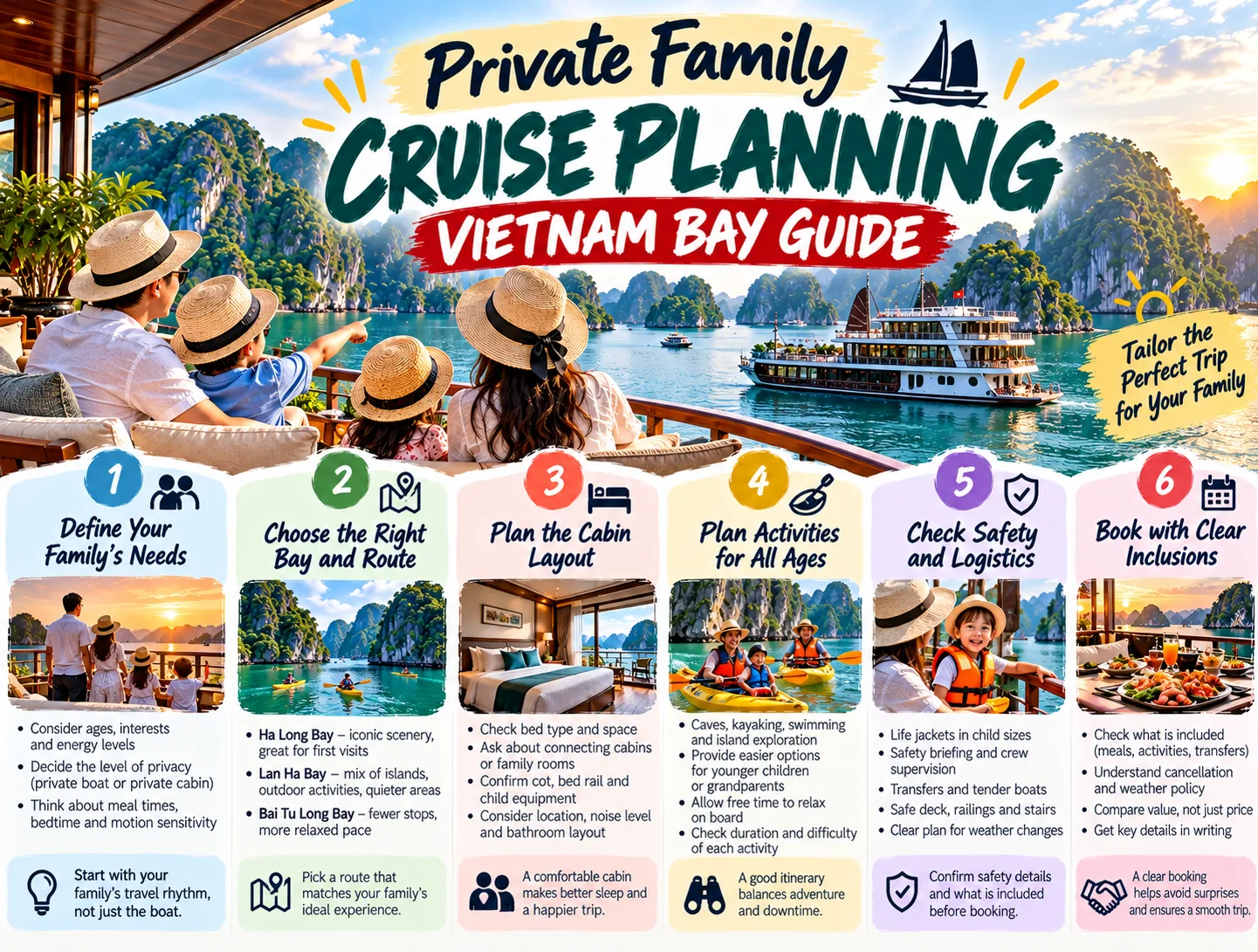 Private Family Cruise Planning: Vietnam Bay Guide