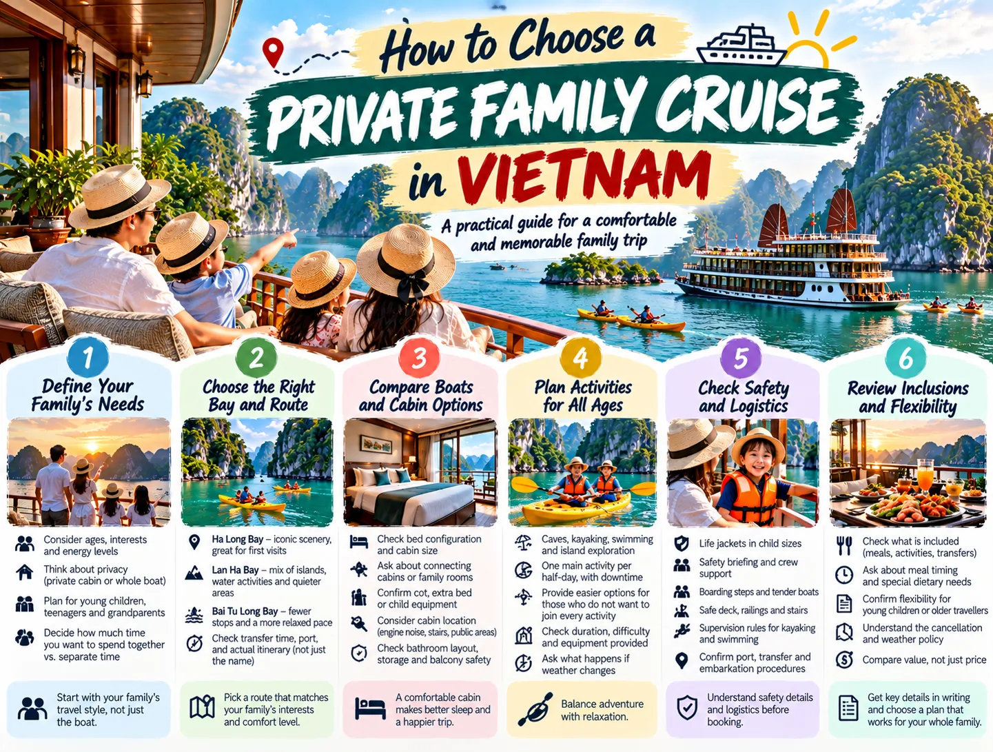 How to Choose a Private Family Cruise in Vietnam