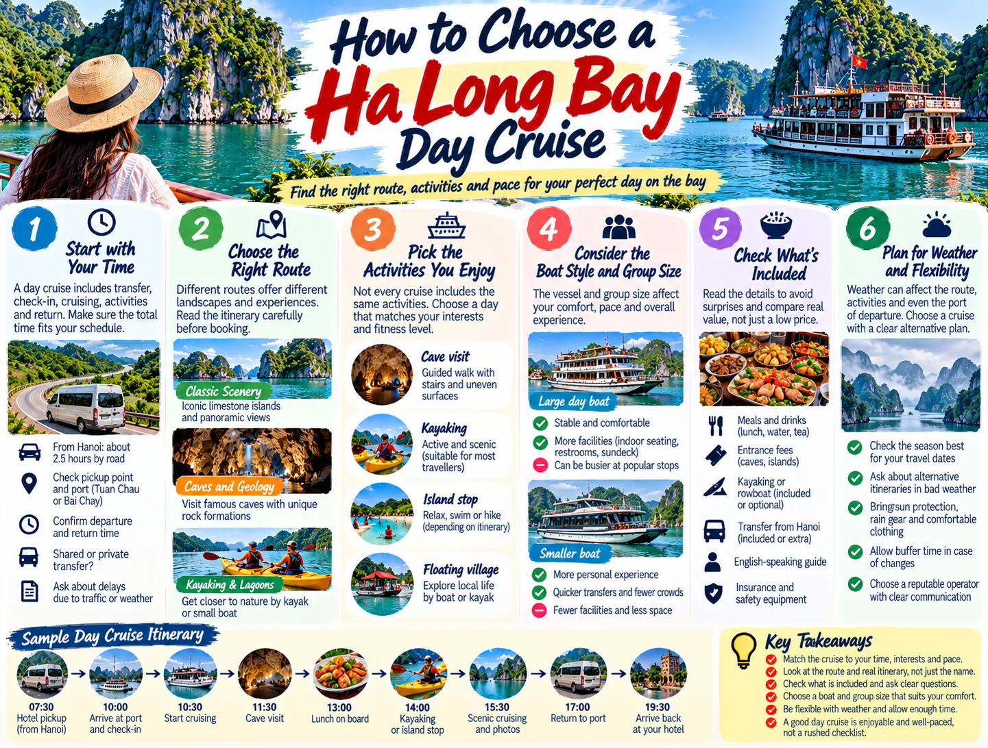 How to Choose a Ha Long Bay Day Cruise